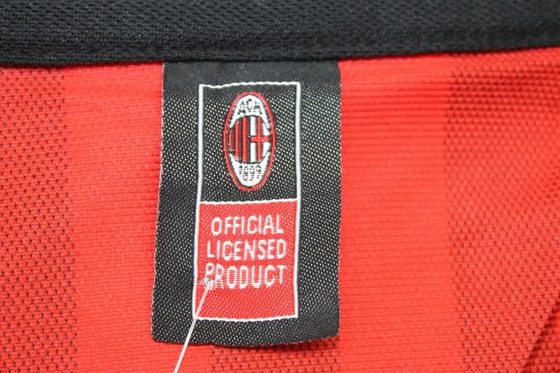AC Milan Soccer Jersey Home Retro Replica 1963
