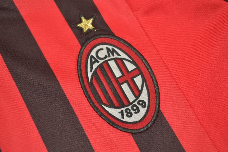 AC Milan Soccer Jersey Home Retro Replica 2007/08