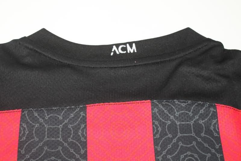 AC Milan Soccer Jersey Home Retro Replica 2020/21