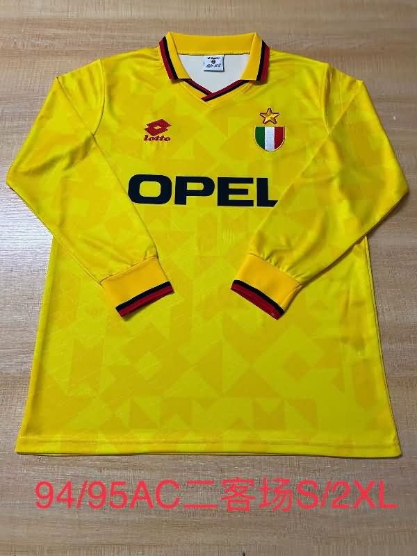 AAA Quality AC Milan 1994/95 Third Retro Long Sleeve Soccer Jersey