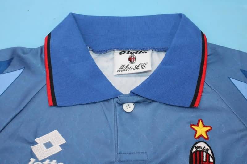 AC Milan Soccer Jersey Away Retro Replica 1995/96