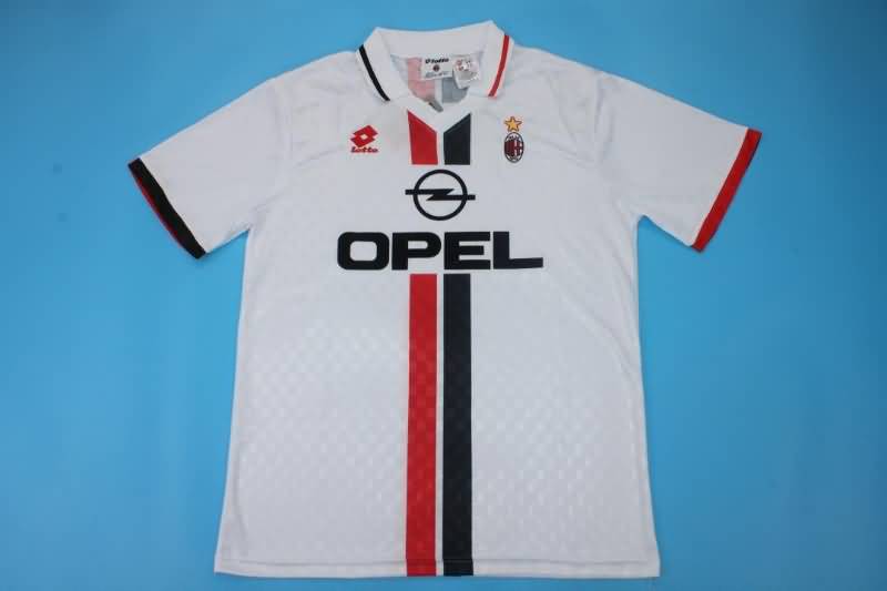 AC Milan Soccer Jersey Away Retro Replica 1995/97