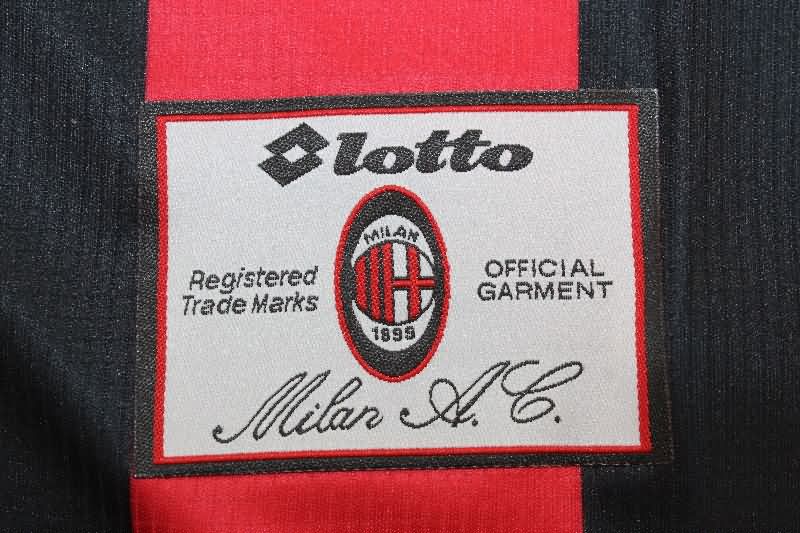 AAA Quality AC Milan 1997/98 Home Retro Soccer Jersey