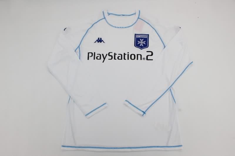 AJ Auxerre Soccer Jersey Home Long Sleeve Retro Replica 2003/04 AJ Auxerre Soccer Jersey Home Long Sleeve Retro Replica 2003/04