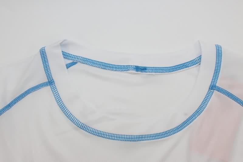 AJ Auxerre Soccer Jersey Home Long Sleeve Retro Replica 2003/04