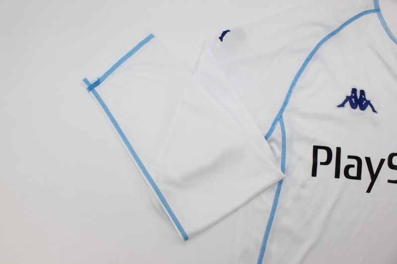 AJ Auxerre Soccer Jersey Home Long Sleeve Retro Replica 2003/04