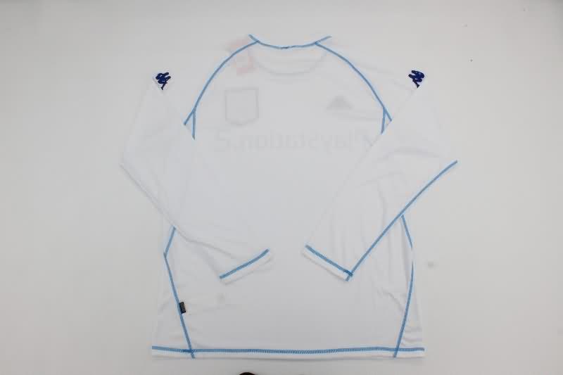 AJ Auxerre Soccer Jersey Home Long Sleeve Retro Replica 2003/04