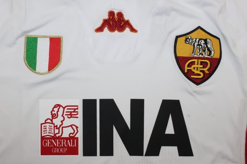 AS Roma Soccer Jersey Away Long Retro Replica 2001/02