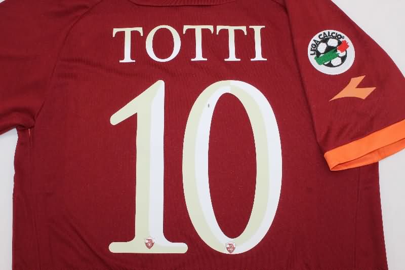 AAA Quality AS Roma 2006/07 Home Retro Soccer Jersey