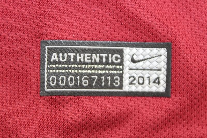 AAA Quality AS Roma 2014/15 Home Retro Soccer Jersey