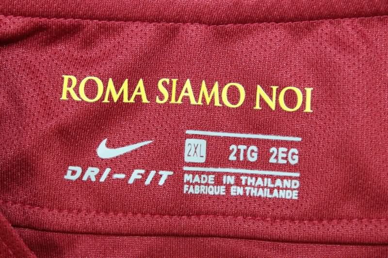 AAA Quality AS Roma 2017/18 Home Long Sleeve Retro Soccer Jersey