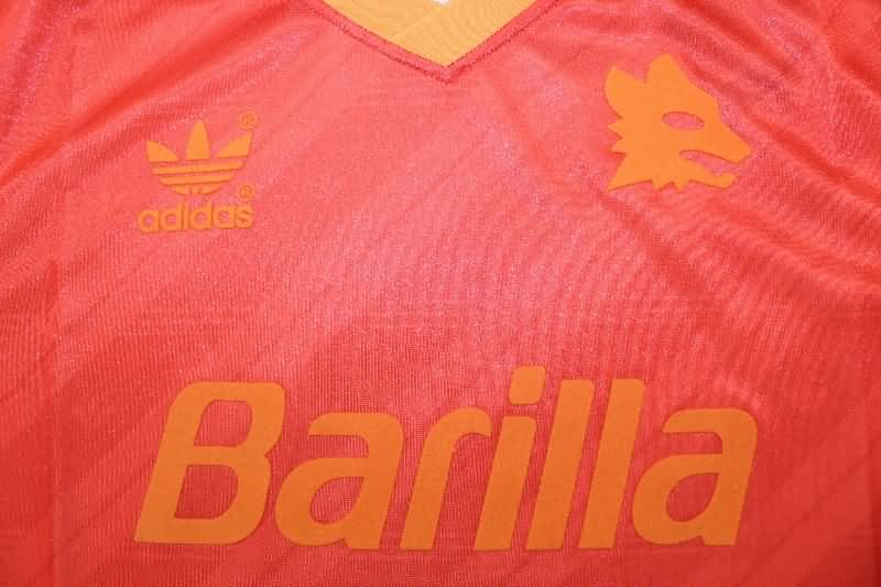 AAA Quality AS Roma 1992/94 Home Retro Soccer Jersey 02