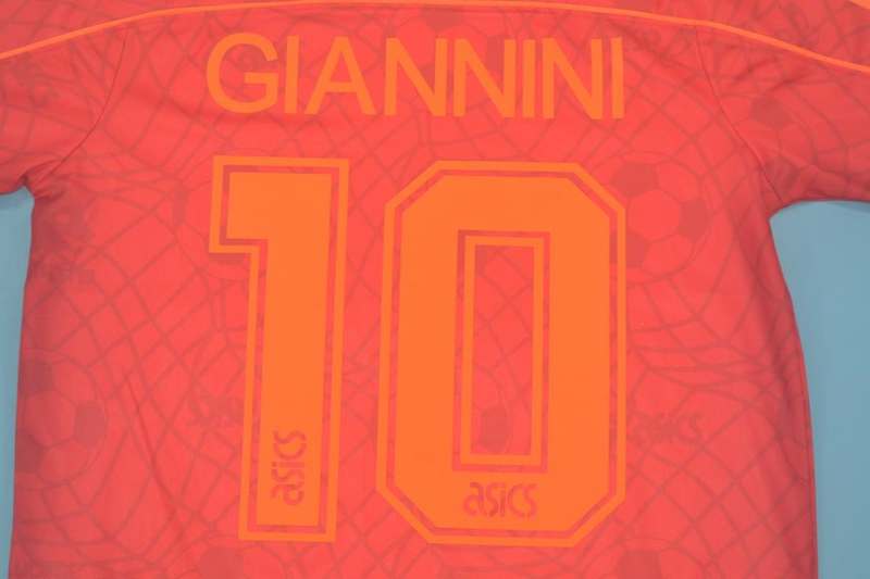 AS Roma Soccer Jersey Home Retro Replica 1995/96