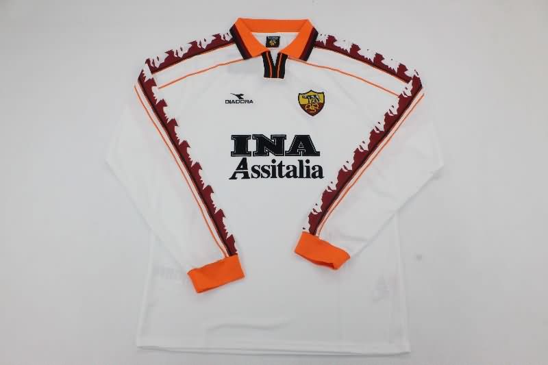 AAA Quality AS Roma 1998/99 Away Long Sleeve Retro Soccer Jersey