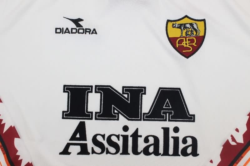 AAA Quality AS Roma 1998/99 Away Long Sleeve Retro Soccer Jersey