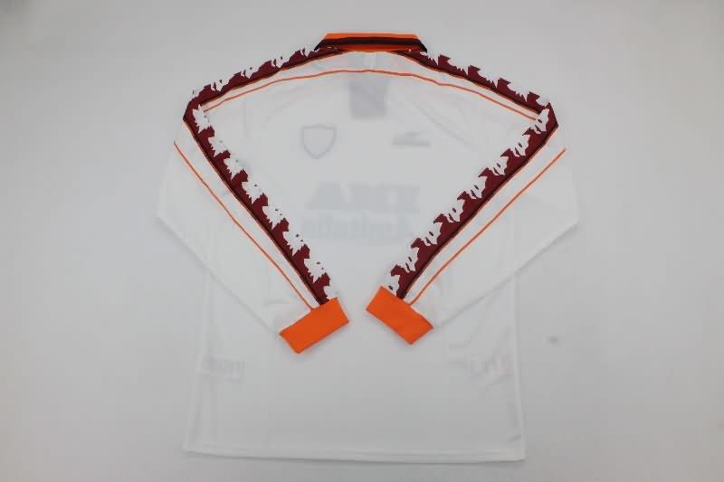 AAA Quality AS Roma 1998/99 Away Long Sleeve Retro Soccer Jersey