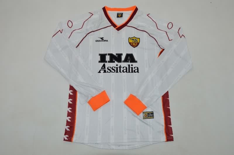 AAA Quality AS Roma 1999/00 Away Retro Long Sleeve Soccer Jersey