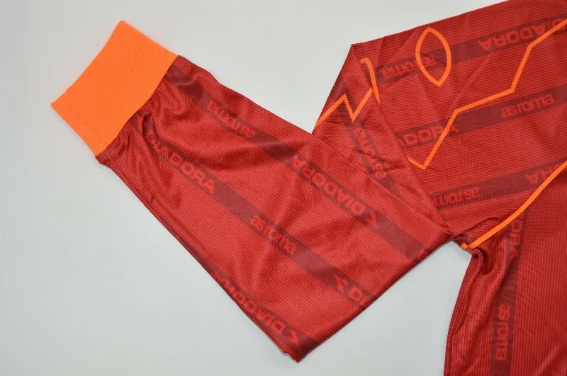 AAA Quality AS Roma 1999/00 Home Retro Long Sleeve Soccer Jersey