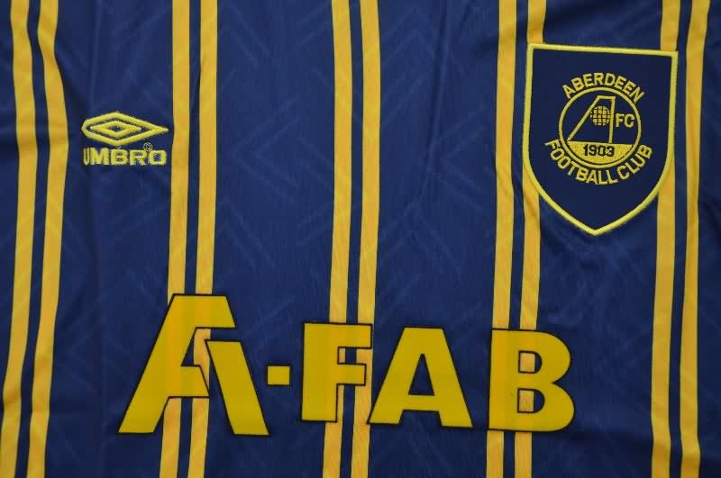 AAA Quality Aberdeen 1993/94 Away Retro Soccer Jersey