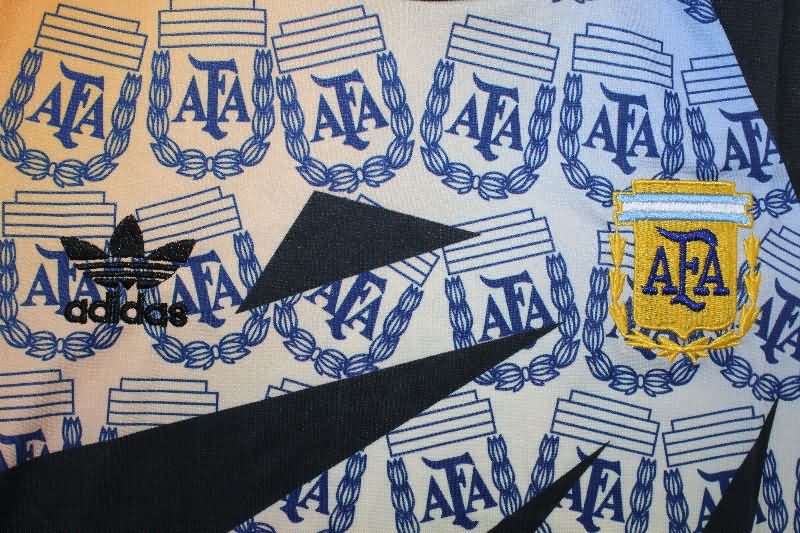 AAA Quality Argentina 1993 Goalkeeper Long Sleeve Retro Soccer Jersey