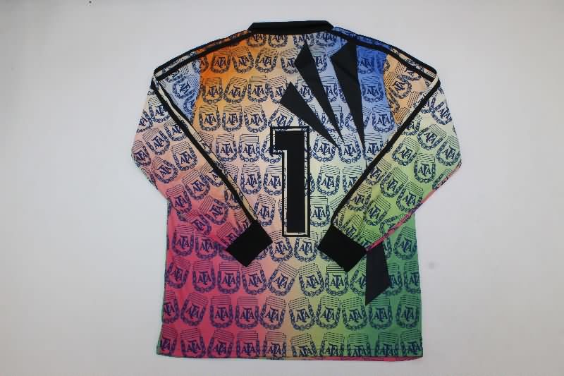 AAA Quality Argentina 1993 Goalkeeper Long Sleeve Retro Soccer Jersey