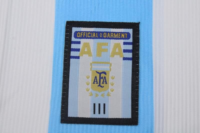 Argentina Soccer Jersey Home Long Sleeve Retro Replica 1998
