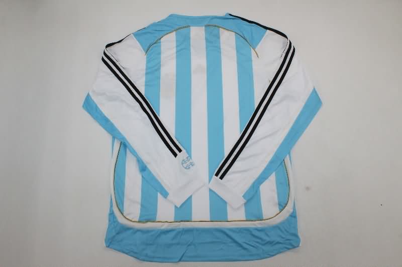 Argentina Soccer Jersey Home Long Sleeve Retro Replica 2006