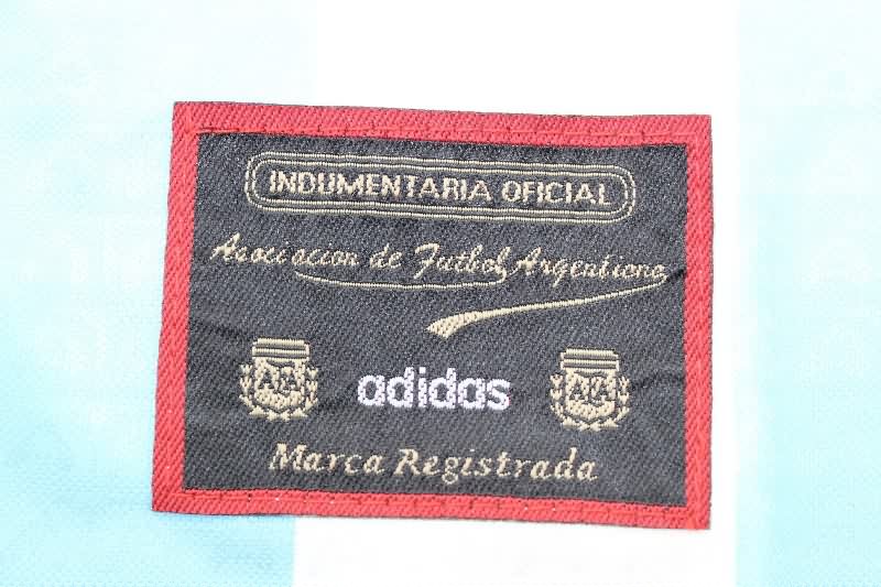 AAA Quality Argentina 1996/97 Home Long Sleeve Retro Soccer Jersey