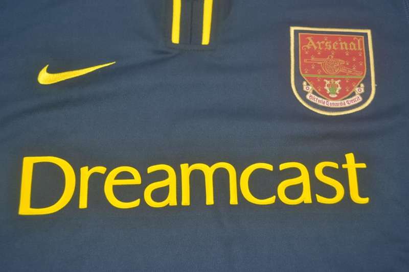 Arsenal Soccer Jersey Away Retro Replica 2000/02