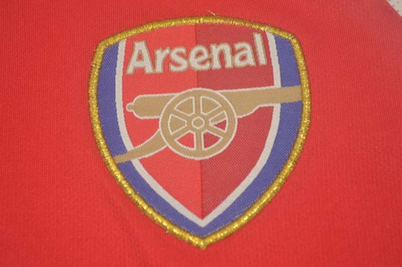 Arsenal Soccer Jersey Home Long Sleeve Retro Replica 2002/04