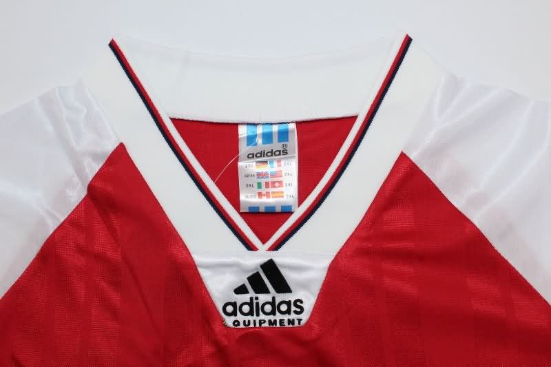 Arsenal Soccer Jersey Home Retro Long Sleeve Replica 1992/94