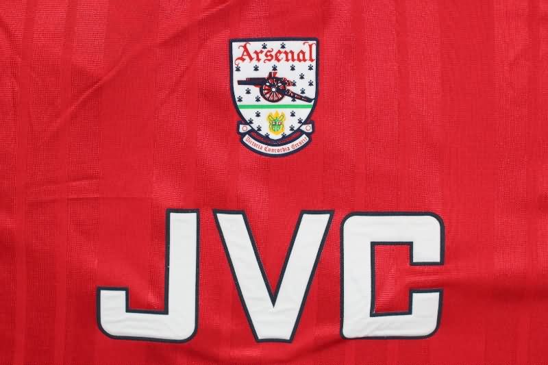 Arsenal Soccer Jersey Home Retro Long Sleeve Replica 1992/94