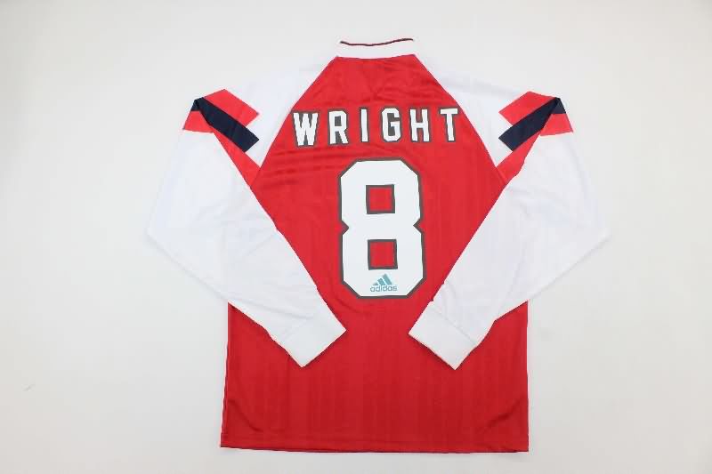 Arsenal Soccer Jersey Home Retro Long Sleeve Replica 1992/94