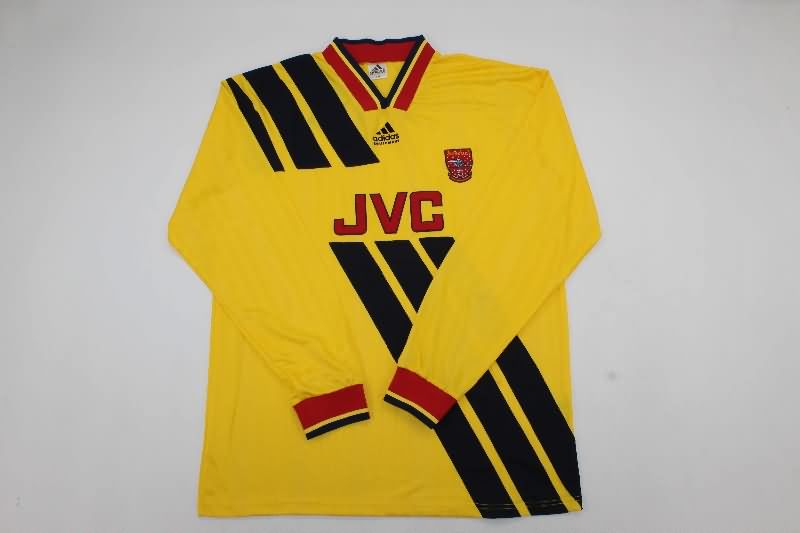 AAA Quality Arsenal 1993/94 Away Retro Long Sleeve Soccer Jersey