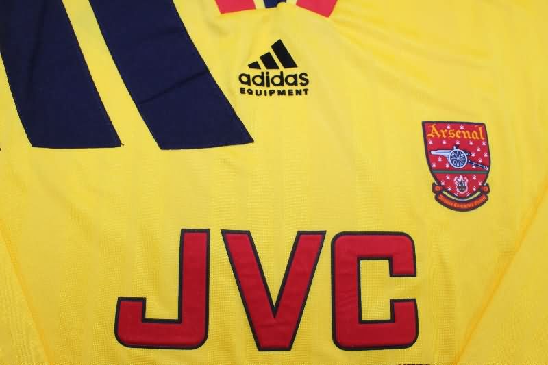 AAA Quality Arsenal 1993/94 Away Retro Long Sleeve Soccer Jersey