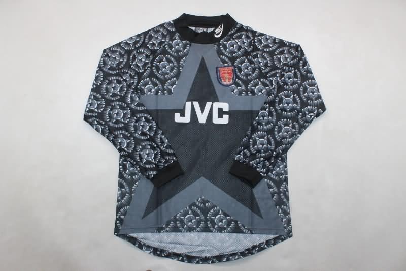 Arsenal Soccer Jersey GK Black Long Sleeve Retro Replica 1994/95