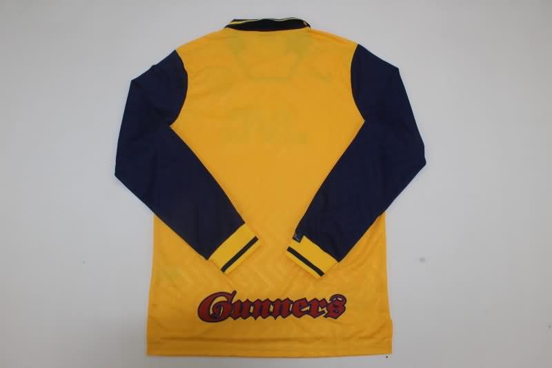 Arsenal Soccer Jersey Away Long Sleeve Retro Replica 1996/97