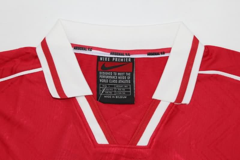 Arsenal Soccer Jersey Home Retro Replica 1996/98