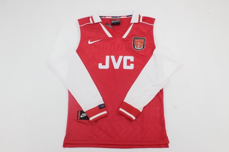Arsenal Soccer Jersey Home Long Sleeve Retro Replica 1996/98