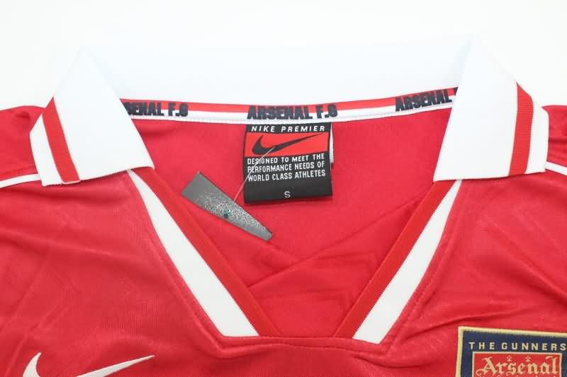 Arsenal Soccer Jersey Home Long Sleeve Retro Replica 1996/98