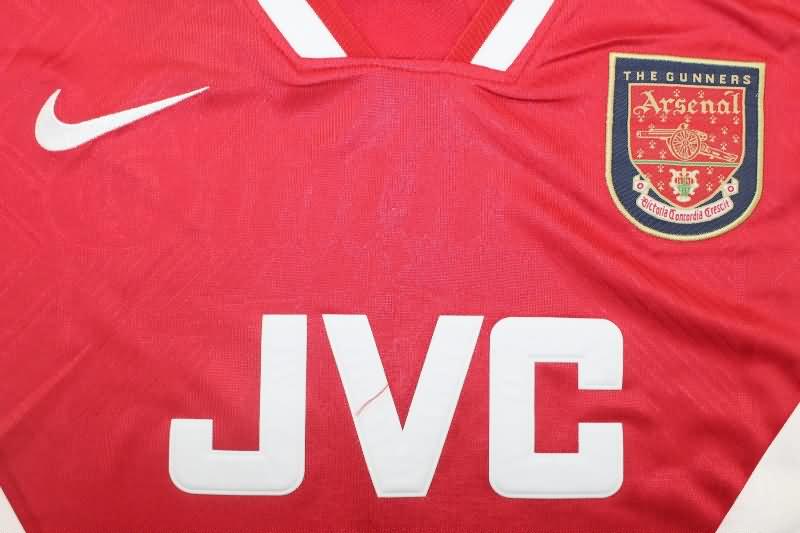 Arsenal Soccer Jersey Home Long Sleeve Retro Replica 1996/98