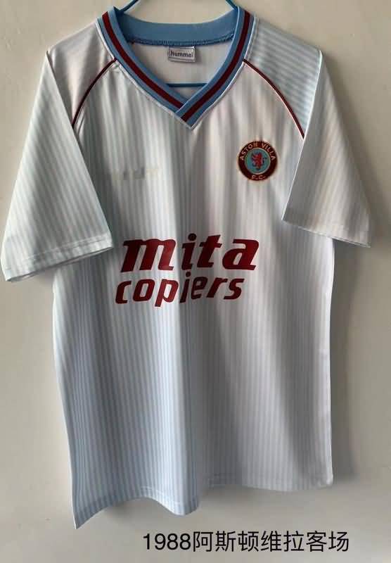 Aston Villa Soccer Jersey Away Retro Replica 1988 Aston Villa Soccer Jersey Away Retro Replica 1988