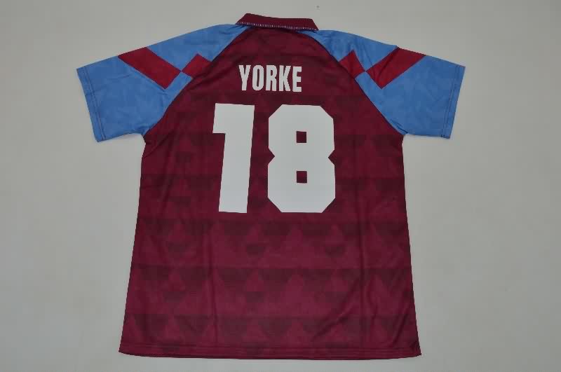 AAA Quality Aston Villa 1990/92 Home Retro Soccer Jersey