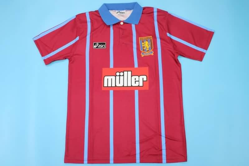 Aston Villa Soccer Jersey Home Retro Replica 1993/95 Aston Villa Soccer Jersey Home Retro Replica 1993/95