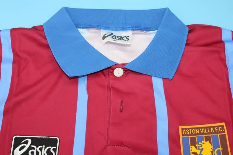 Aston Villa Soccer Jersey Home Retro Replica 1993/95