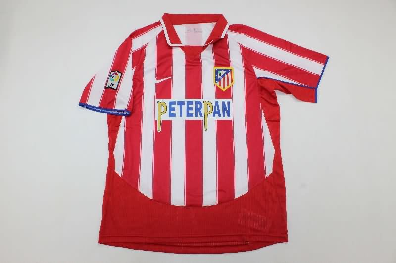 AAA Quality Atletico Madrid 2003/04 Home Retro Soccer Jersey AAA Quality Atletico Madrid 2003/04 Home Retro Soccer Jersey