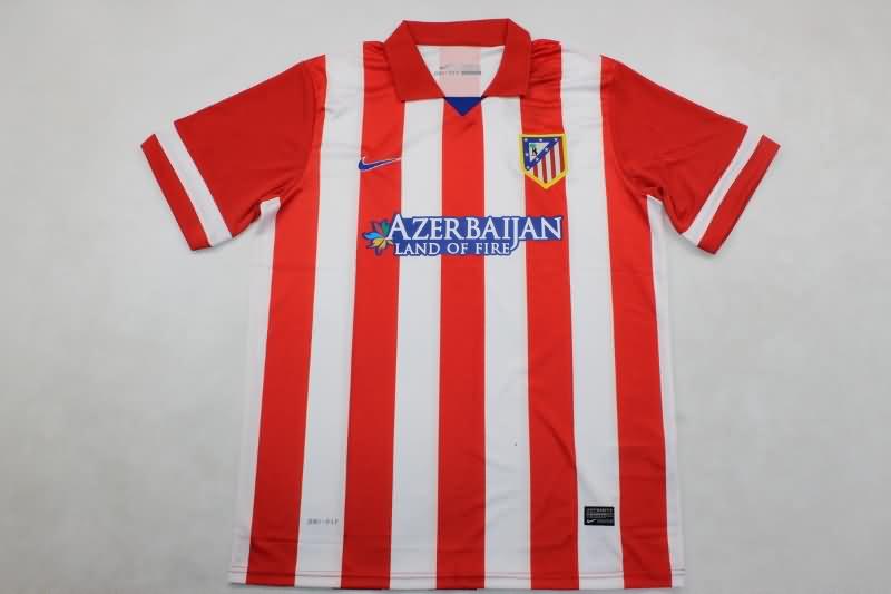 Atletico Madrid Soccer Jersey Home Retro Replica 2013/14 Atletico Madrid Soccer Jersey Home Retro Replica 2013/14