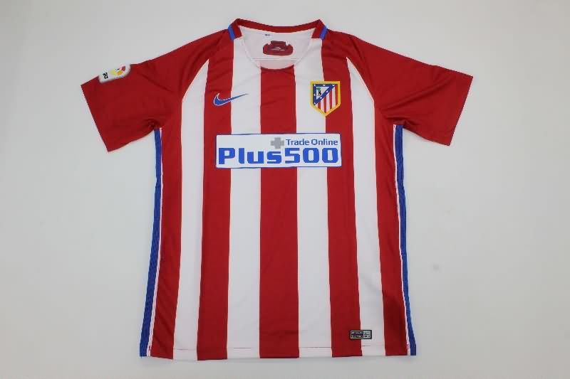 AAA Quality Atletico Madrid 2016/17 Home Retro Soccer Jersey AAA Quality Atletico Madrid 2016/17 Home Retro Soccer Jersey