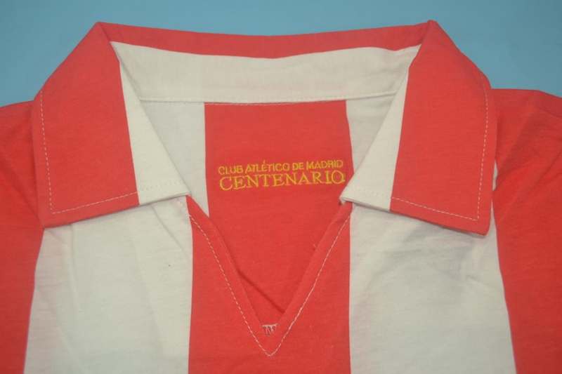 AAA Quality Atletico Madrid 2003 Centenary Home Retro Soccer Jersey