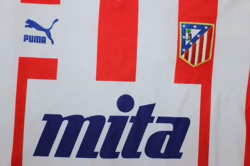 AAA Quality Atletico Madrid 1987/89 Home Retro Soccer Jersey